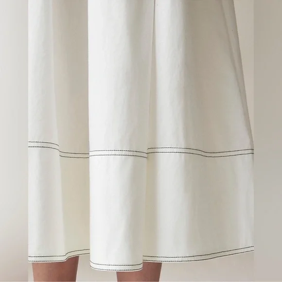 J. Crew White A-Line Skirt - Picture 3 of 3